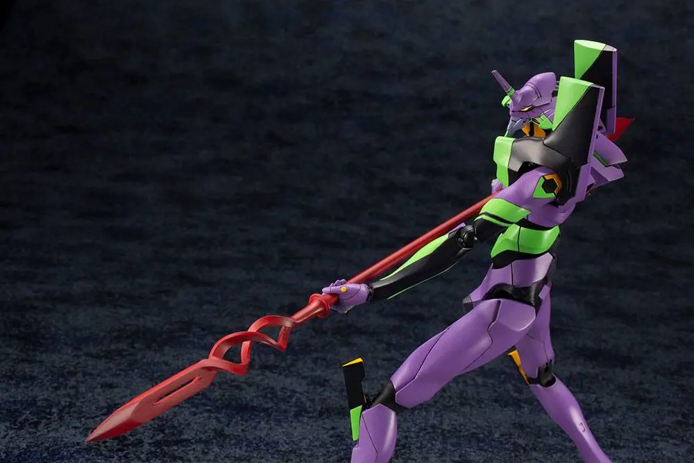 Evangelion: 3.0 + 1.0 Thrice Upon a Time 1/400 Evangelion Test Type-01 with Spear of Cassius Műanyag modell készlet 19 cm termékfotó