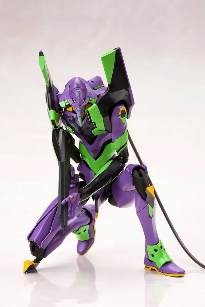 Evangelion: 3.0 + 1.0 Thrice Upon a Time 1/400 Evangelion Test Type-01 with Spear of Cassius Műanyag modell készlet 19 cm termékfotó