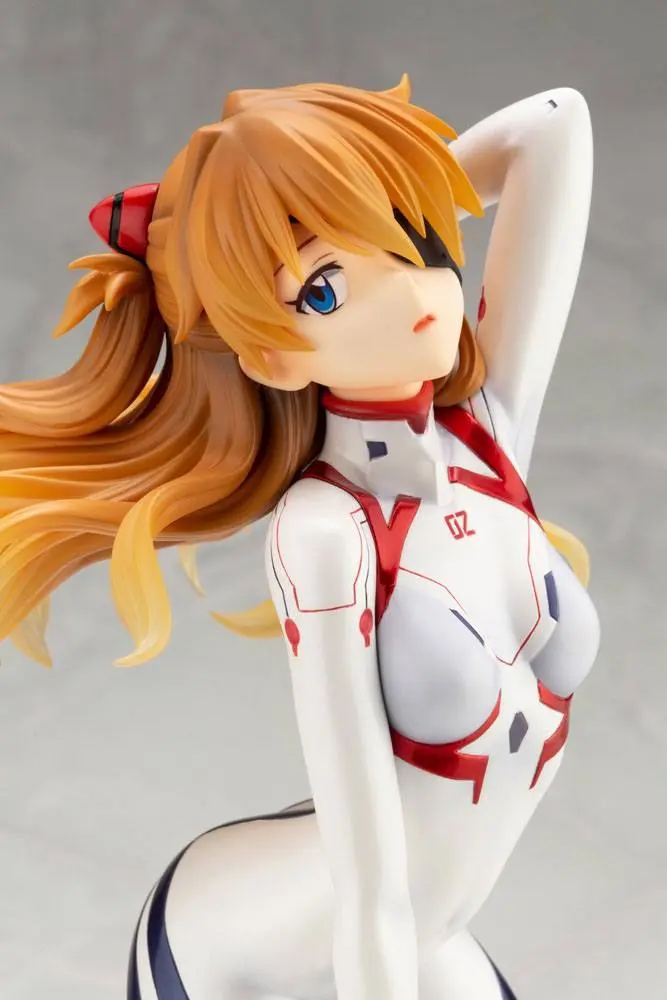 Evangelion 4 1/6 Asuka Shikinami Langley White Plugsuit Ver. PVC szobor figura 23 cm termékfotó