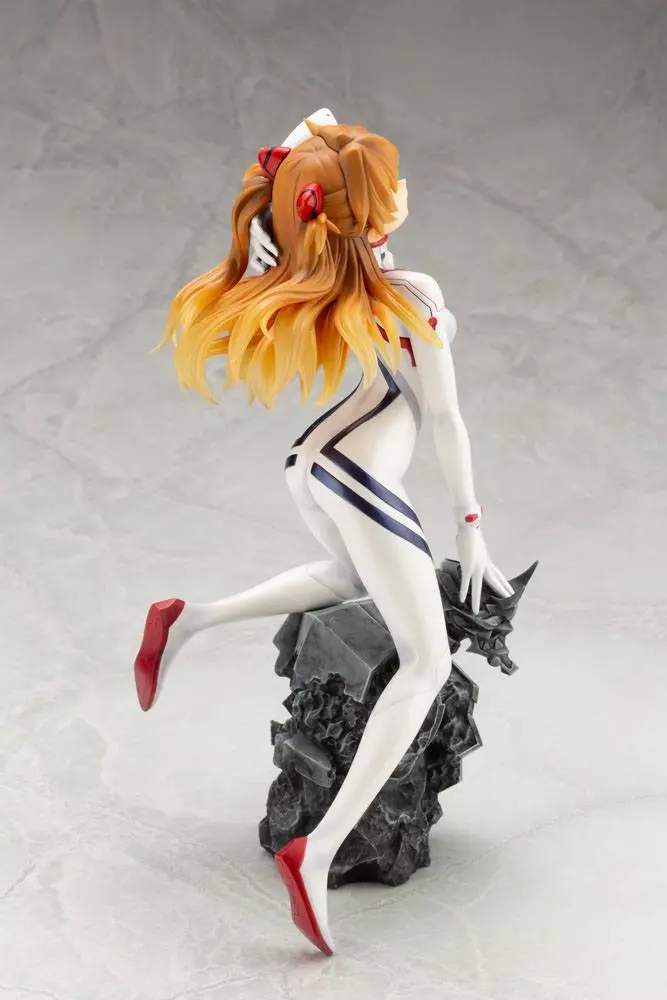 Evangelion 4 1/6 Asuka Shikinami Langley White Plugsuit Ver. PVC szobor figura 23 cm termékfotó