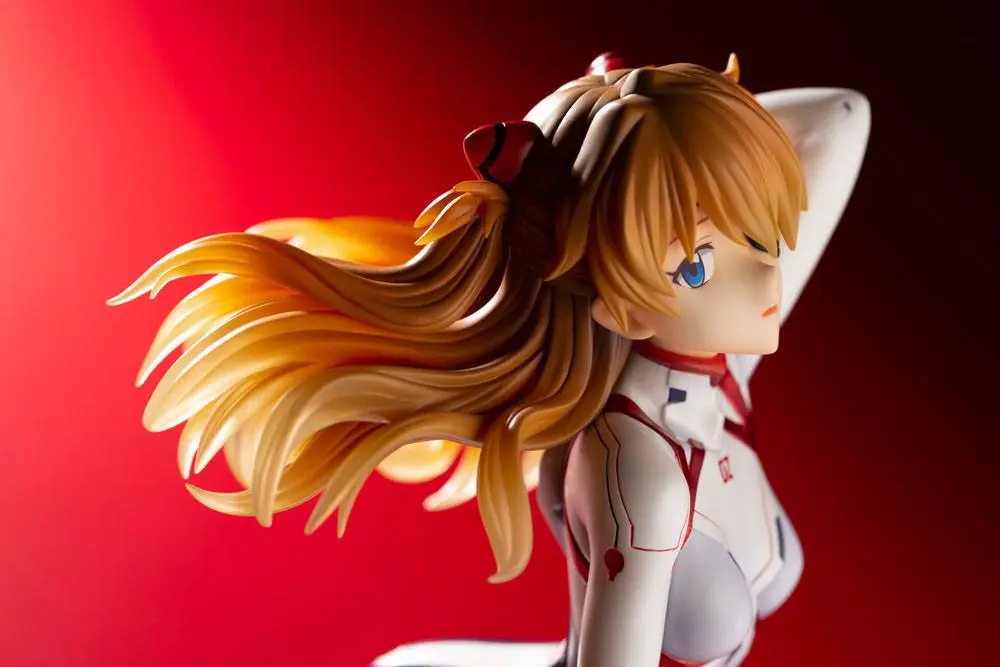 Evangelion 4 1/6 Asuka Shikinami Langley White Plugsuit Ver. PVC szobor figura 23 cm termékfotó