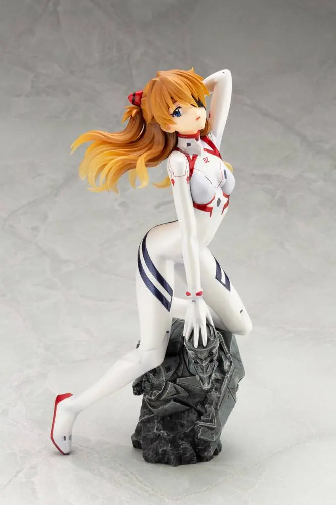 Evangelion 4 1/6 Asuka Shikinami Langley White Plugsuit Ver. PVC szobor figura 23 cm termékfotó