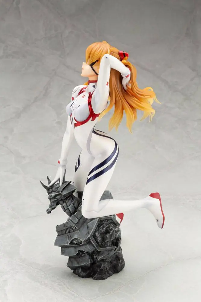 Evangelion 4 1/6 Asuka Shikinami Langley White Plugsuit Ver. PVC szobor figura 23 cm termékfotó
