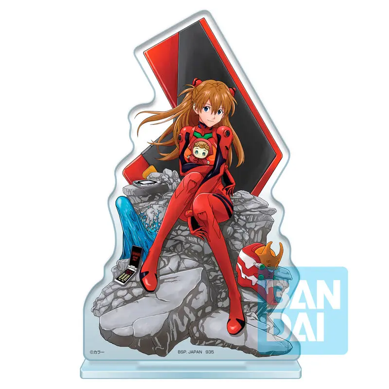 Evangelion Acrylic Stand Asuka Shikinami Langley Operation Started! Ichibansho figura 20cm termékfotó