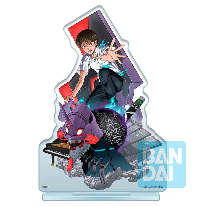 Evangelion Acrylic Stand Shinji Ikari Operation Started! Ichibansho figura 20cm termékfotó