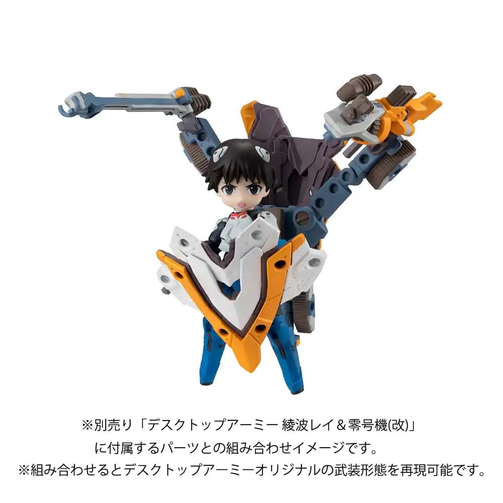 Evangelion Desktop Army figura Shinji Ikari &amp; Evangelion No. 1 New Theatrical Edition 15 cm termékfotó
