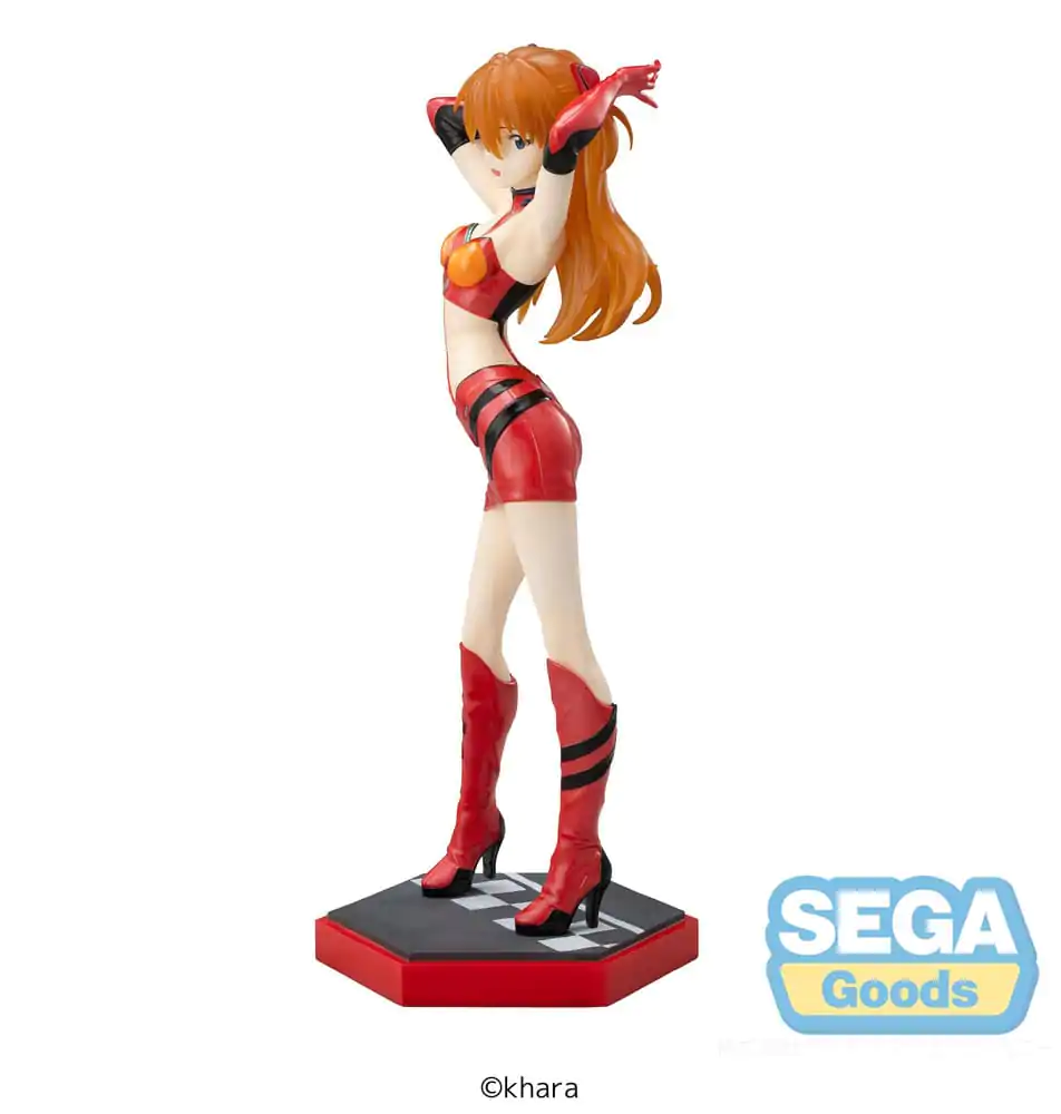 Evangelion Luminasta Evangelion Racing Asuka Shikinami Langley Pit Walk PVC szobor figura 25 cm termékfotó
