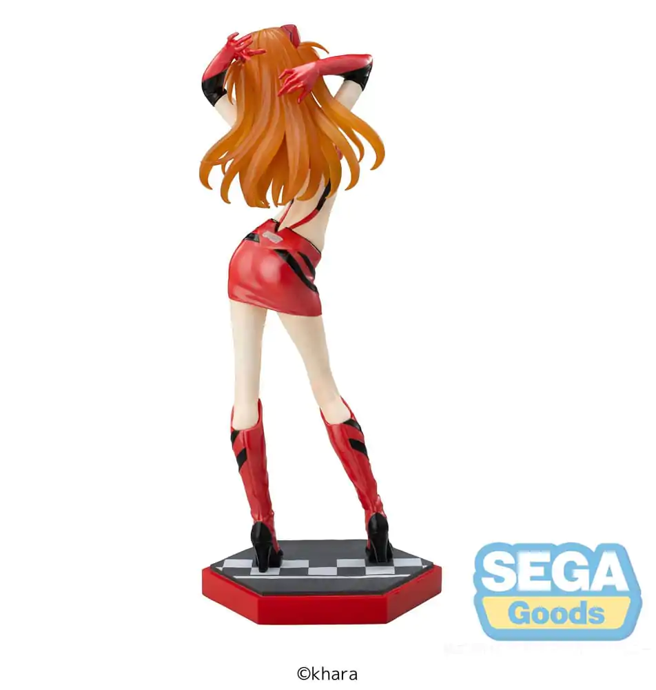 Evangelion Luminasta Evangelion Racing Asuka Shikinami Langley Pit Walk PVC szobor figura 25 cm termékfotó