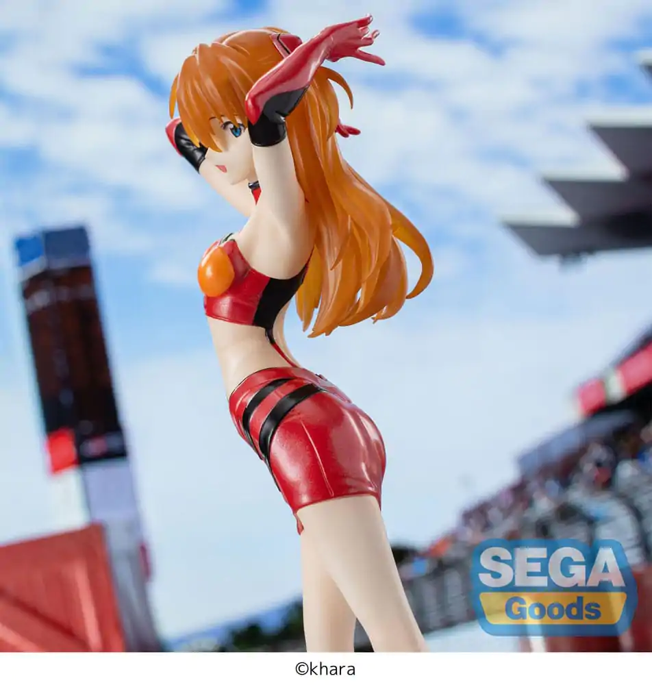 Evangelion Luminasta Evangelion Racing Asuka Shikinami Langley Pit Walk PVC szobor figura 25 cm termékfotó
