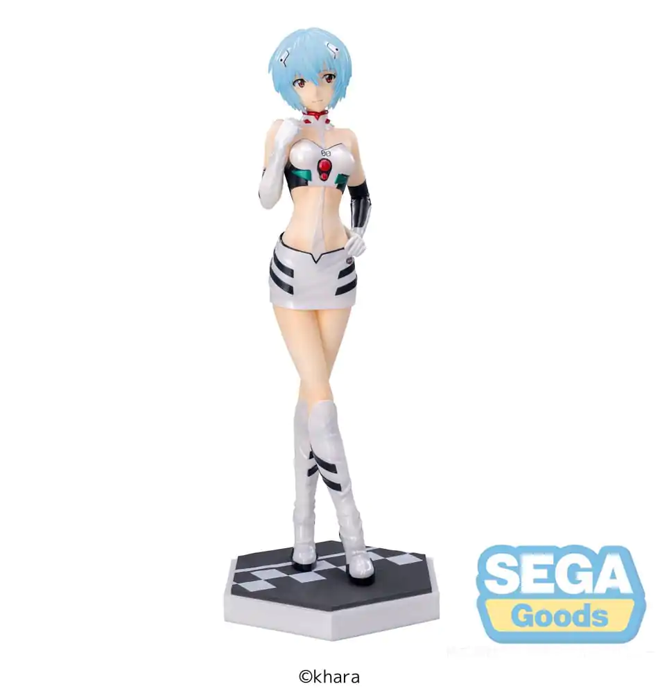 Evangelion Luminasta Evangelion Racing Rei Ayanami Pit Walk PVC szobor figura 21 cm termékfotó