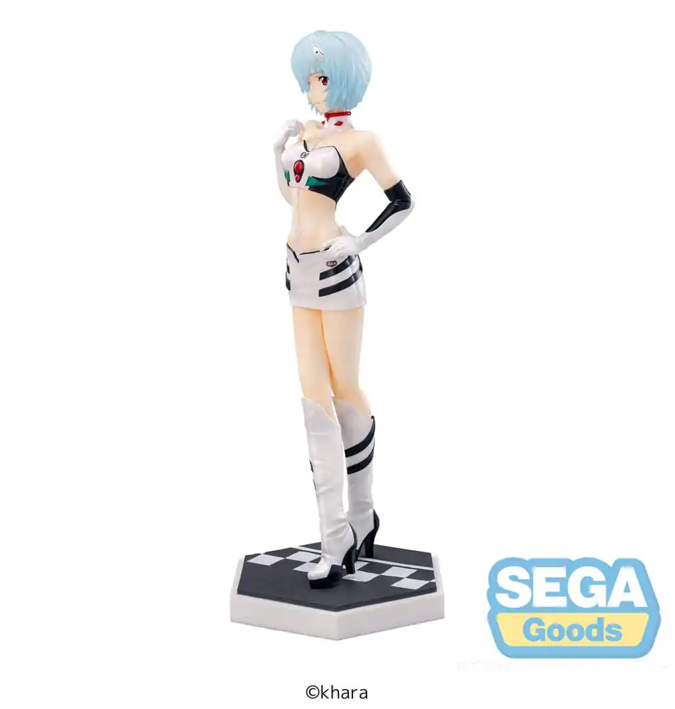 Evangelion Luminasta Evangelion Racing Rei Ayanami Pit Walk PVC szobor figura 21 cm termékfotó