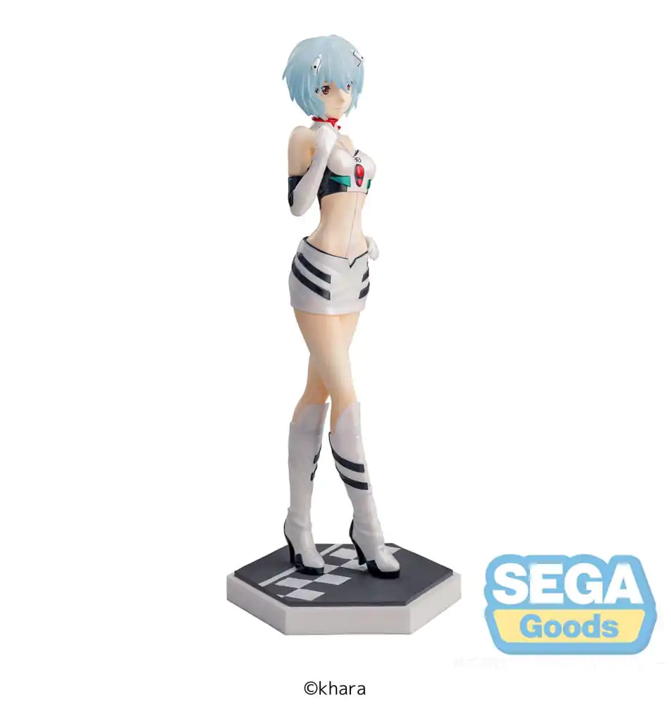 Evangelion Luminasta Evangelion Racing Rei Ayanami Pit Walk PVC szobor figura 21 cm termékfotó