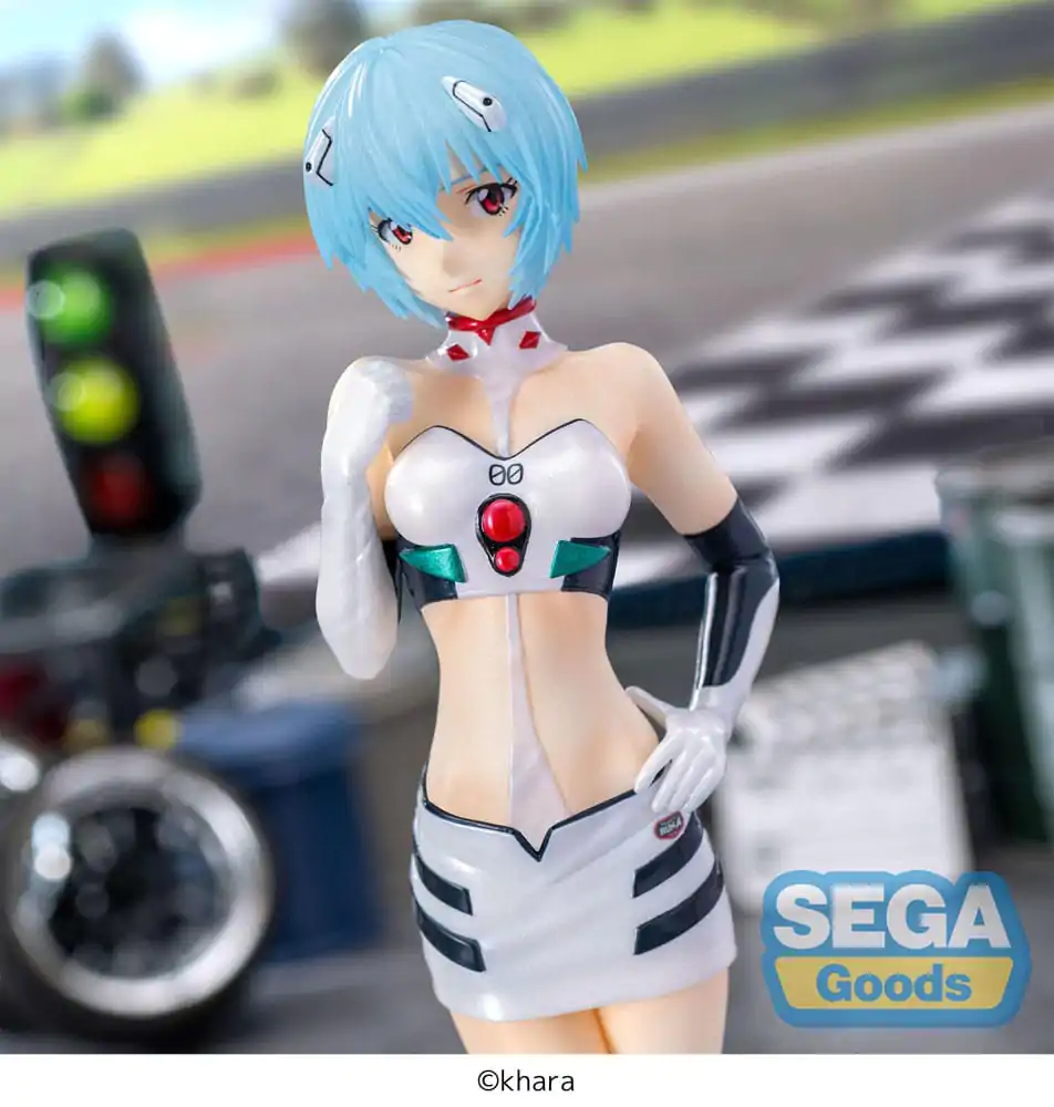 Evangelion Luminasta Evangelion Racing Rei Ayanami Pit Walk PVC szobor figura 21 cm termékfotó