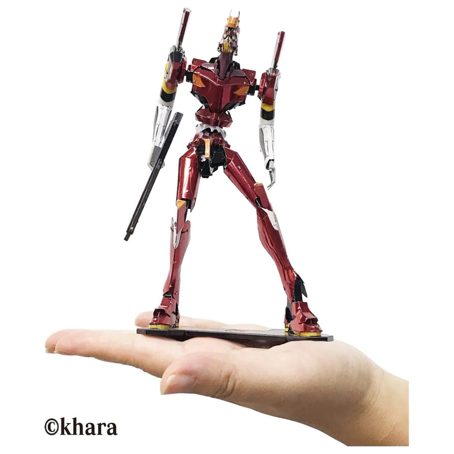 Evangelion Metallic Nano Unit 02 műanyag modell készlet 17 cm termékfotó