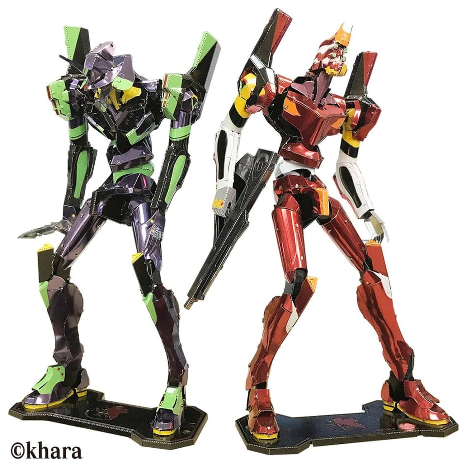 Evangelion Metallic Nano Unit 02 műanyag modell készlet 17 cm termékfotó