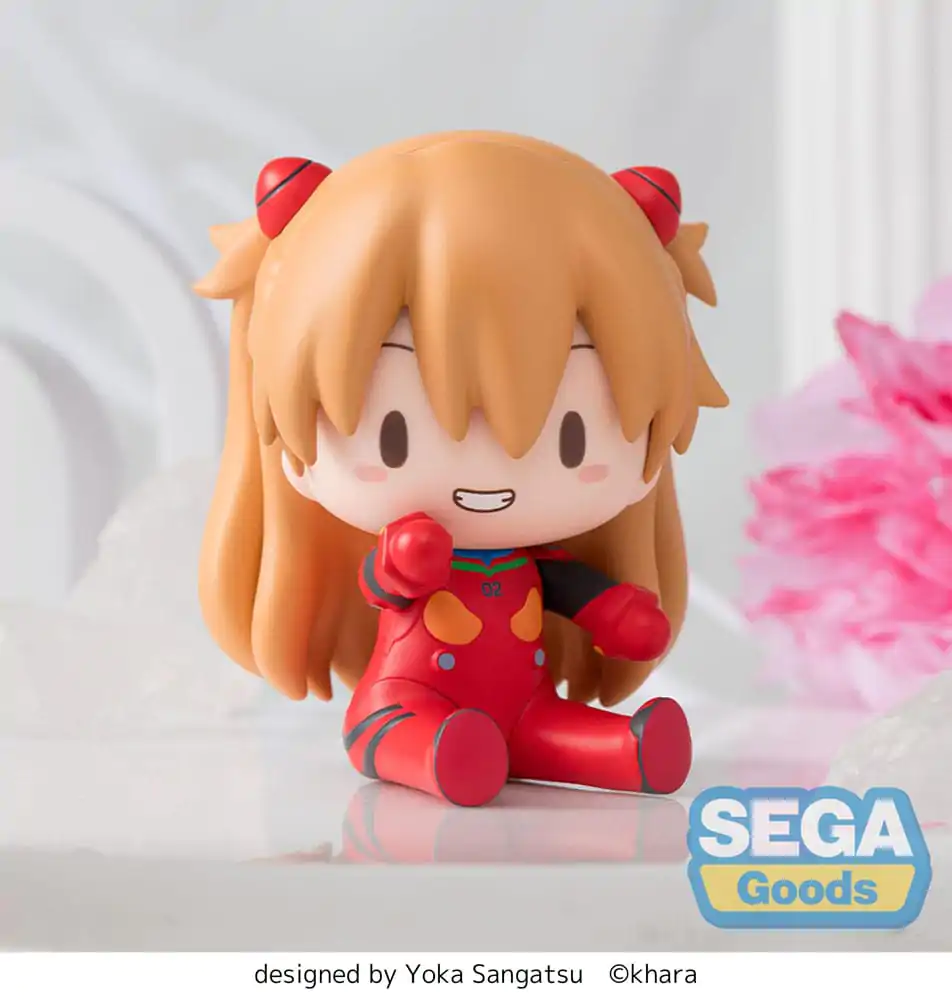 Evangelion: New Theatrical Edition Fuwa Petit Chibi figura Asuka Plug Suit 8 cm  termékfotó