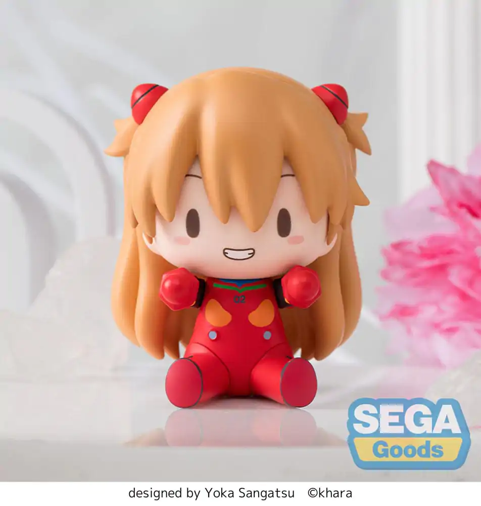 Evangelion: New Theatrical Edition Fuwa Petit Chibi figura Asuka Plug Suit 8 cm  termékfotó