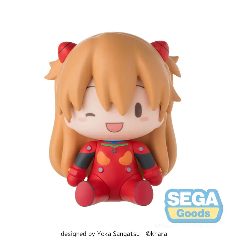 Evangelion: New Theatrical Edition Fuwa Petit Chibi figura Asuka Plug Suit 8 cm  termékfotó