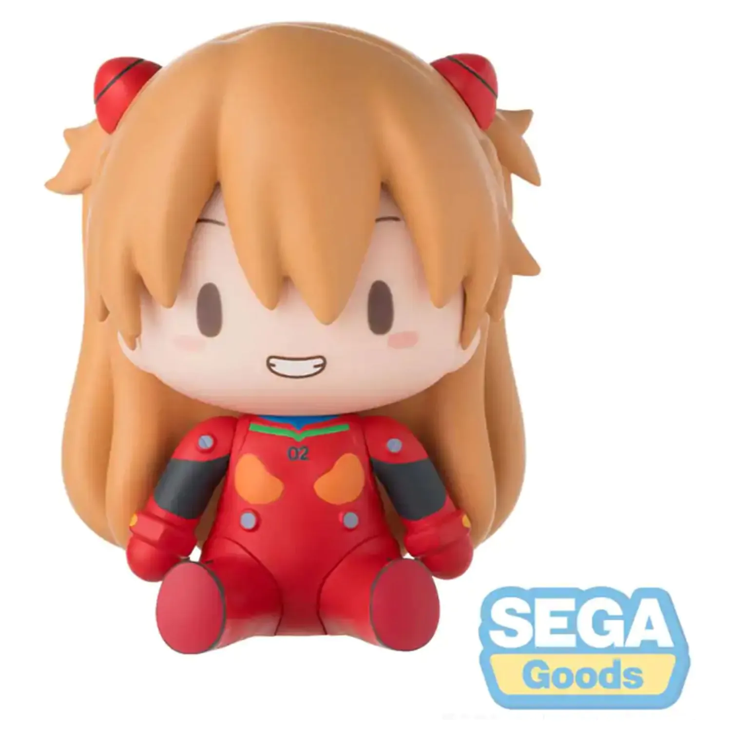 Evangelion: New Theatrical Edition Fuwa Petit Chibi figura Asuka Plug Suit 8 cm  termékfotó
