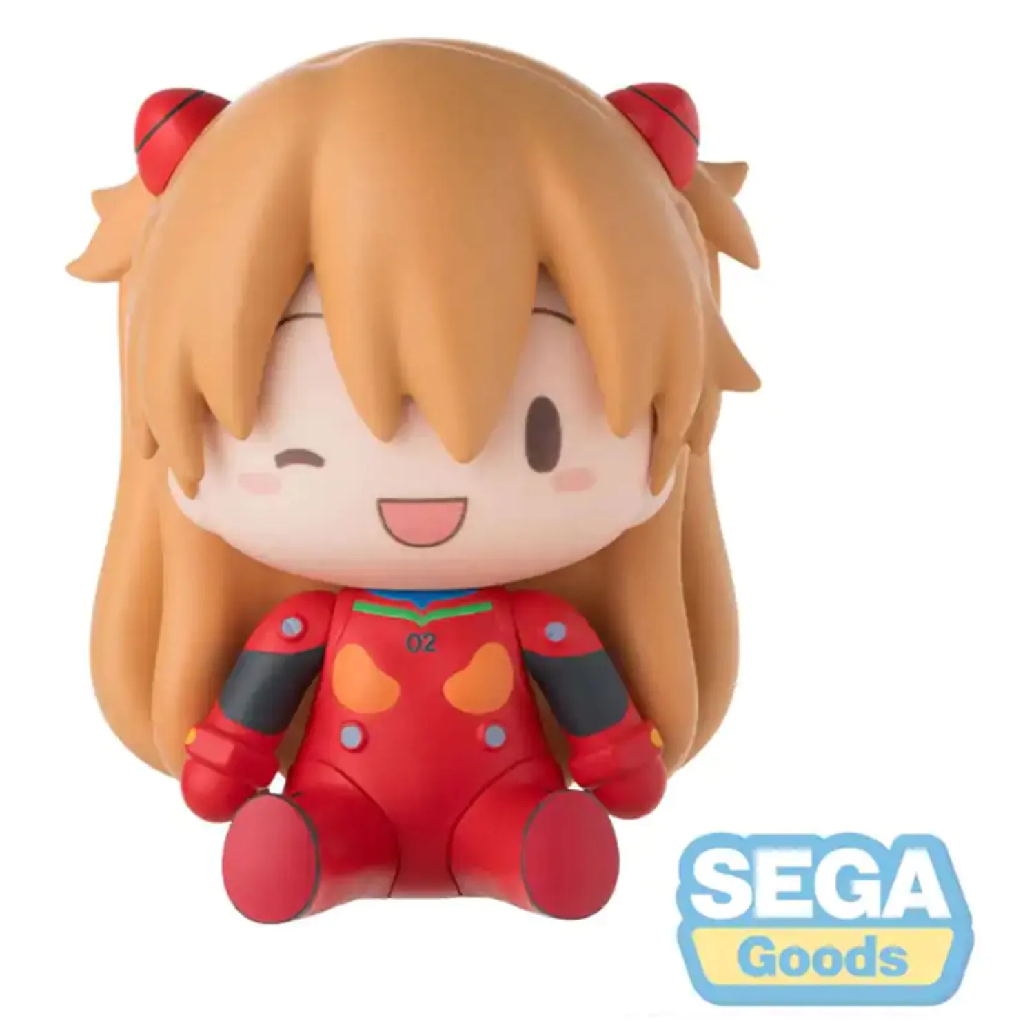 Evangelion: New Theatrical Edition Fuwa Petit Chibi figura Asuka Plug Suit 8 cm  termékfotó