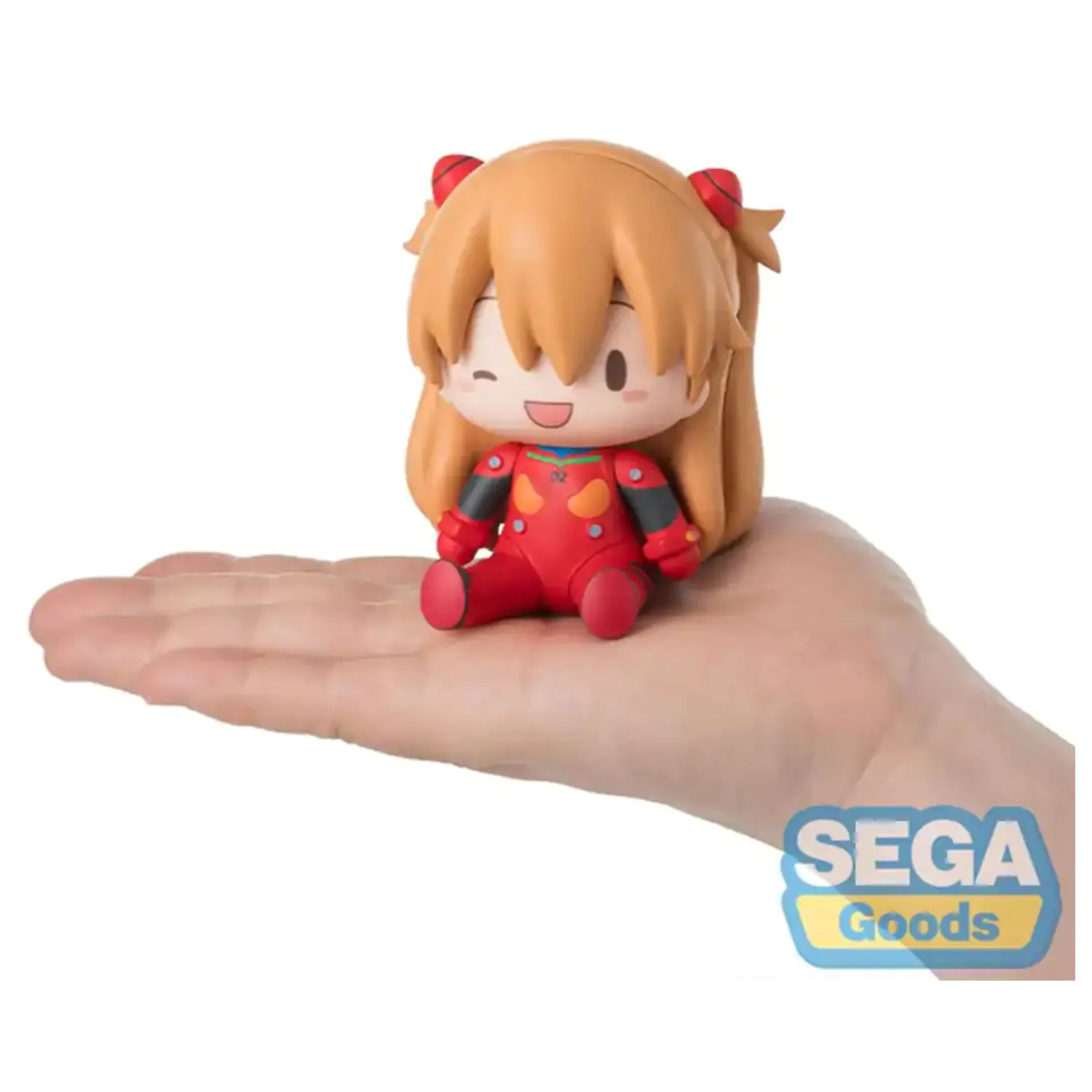 Evangelion: New Theatrical Edition Fuwa Petit Chibi figura Asuka Plug Suit 8 cm  termékfotó