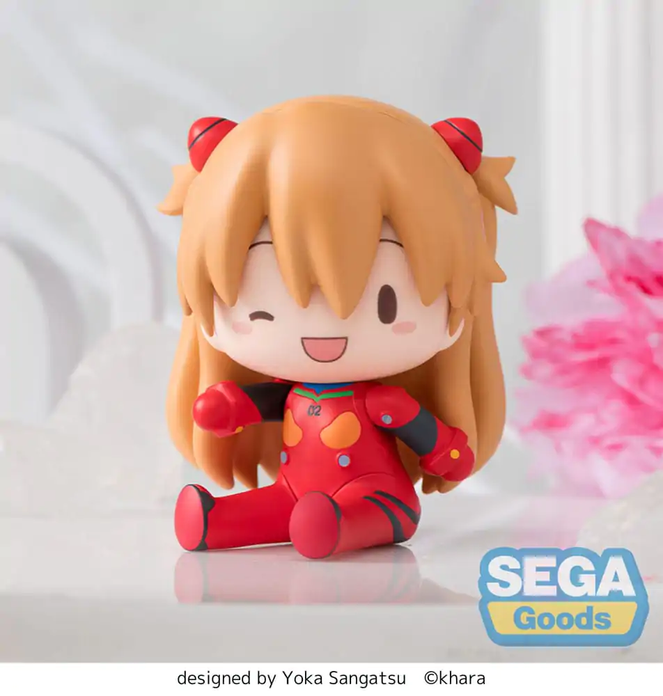 Evangelion: New Theatrical Edition Fuwa Petit Chibi figura Asuka Plug Suit 8 cm  termékfotó