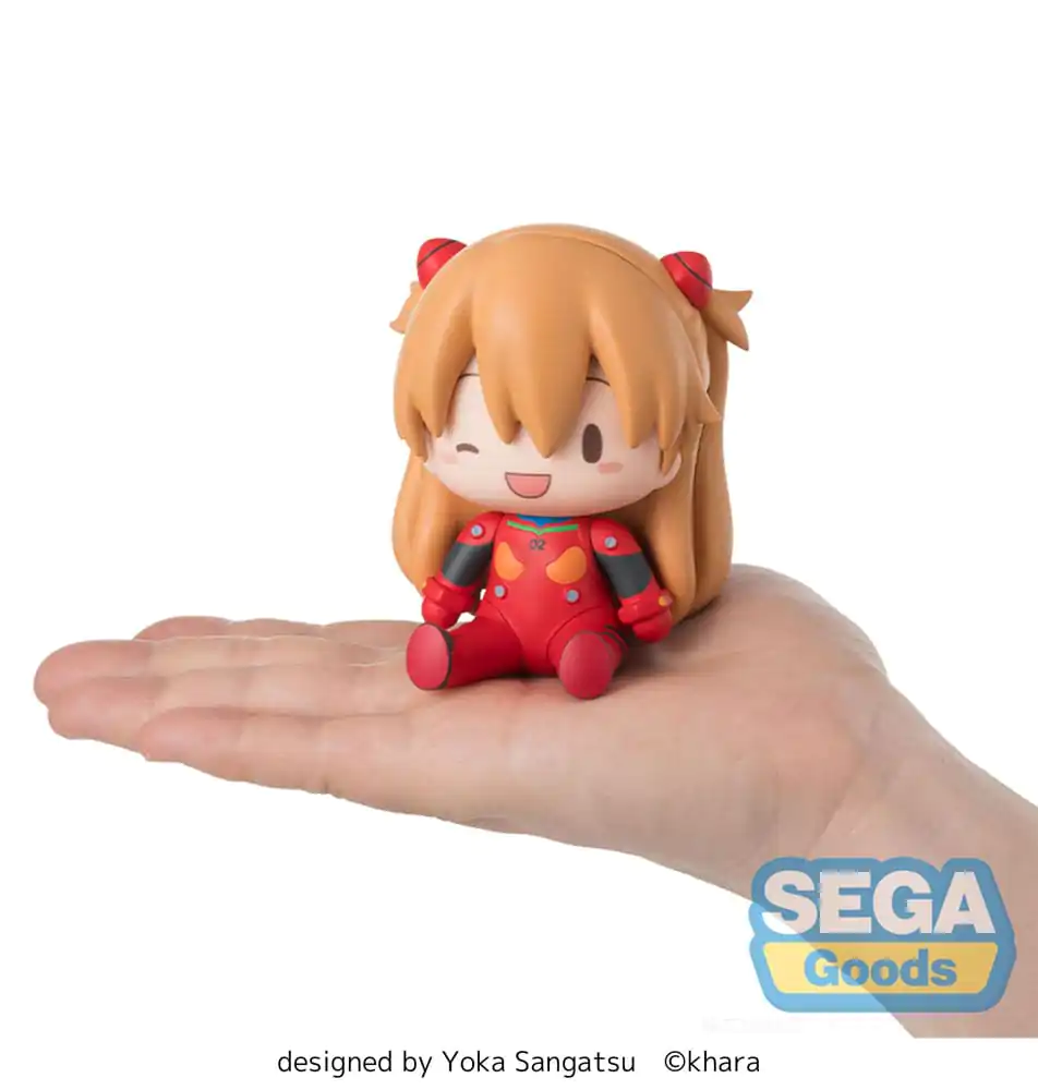Evangelion: New Theatrical Edition Fuwa Petit Chibi figura Asuka Plug Suit 8 cm  termékfotó
