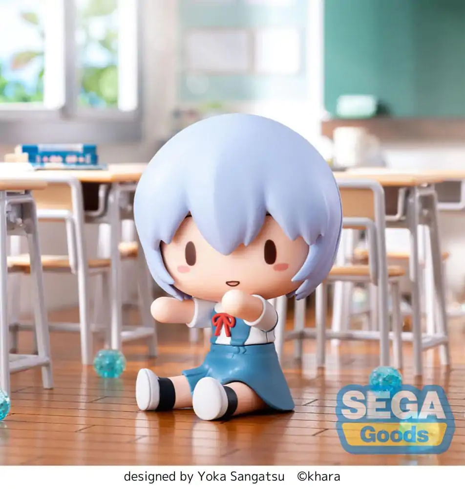 Evangelion: New Theatrical Edition Fuwa Petit Chibi figura Rei Ayanami 8 cm termékfotó