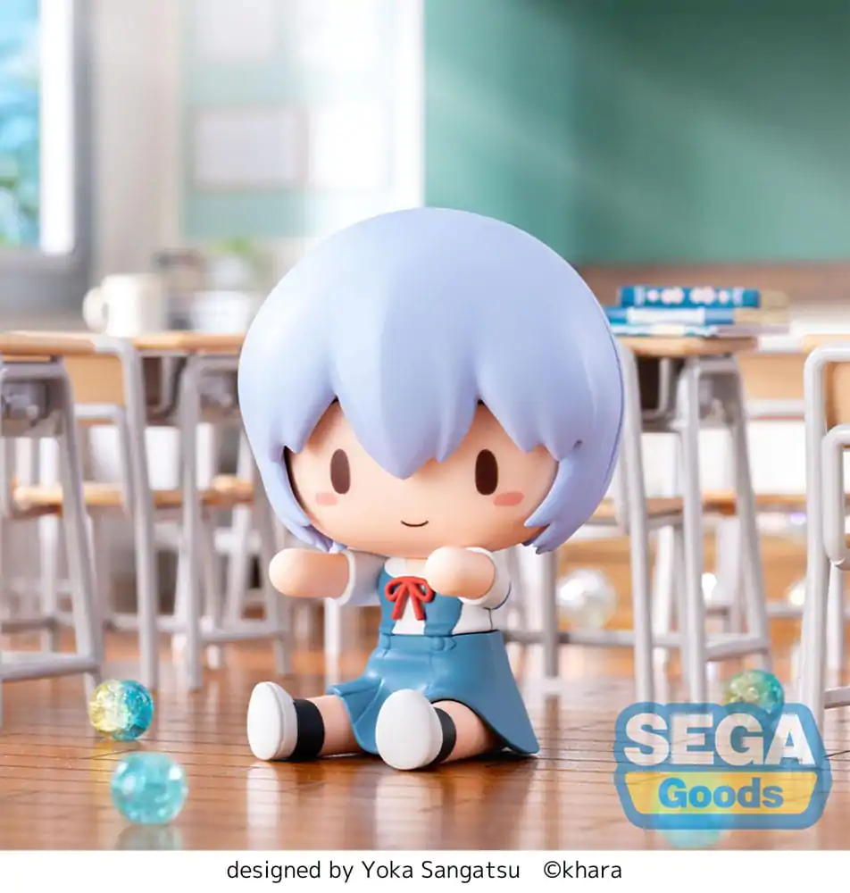 Evangelion: New Theatrical Edition Fuwa Petit Chibi figura Rei Ayanami 8 cm termékfotó