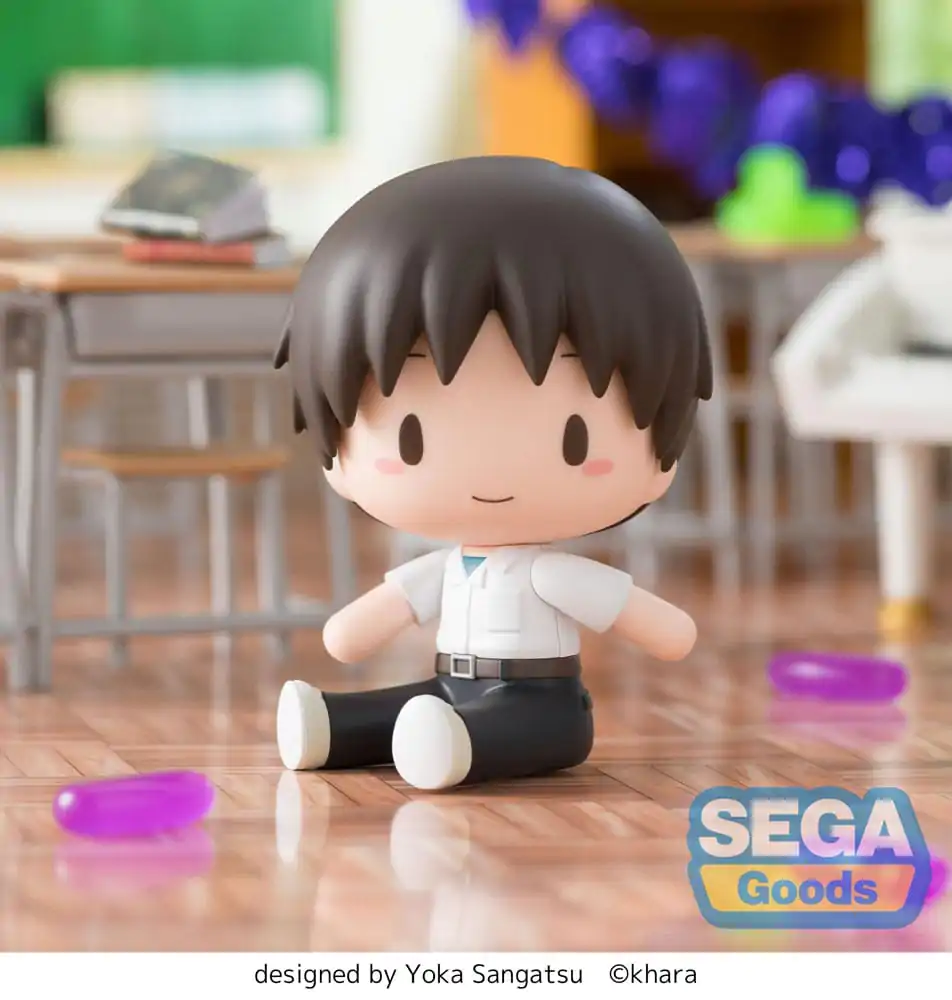 Evangelion: New Theatrical Edition Fuwa Petit Chibi figura Shinji 8 cm termékfotó
