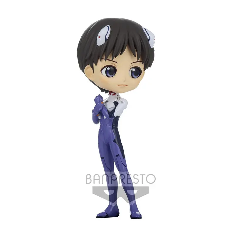 Evangelion New Theatrical Edition Plugsuit Style Shinji Ikari Q posket ver.B figura 14cm termékfotó