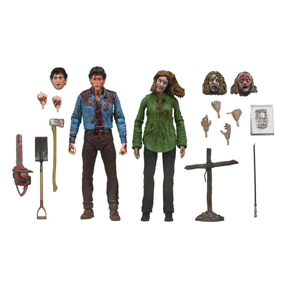 Evil Dead Ultimate Action Figure 2-Pack Bloody Ash & Cheryl Williams 18 cm termékfotó