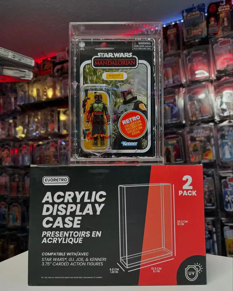 Evoretro 2 db-os akril protector védőtok csomag akciófigurákhoz termékfotó