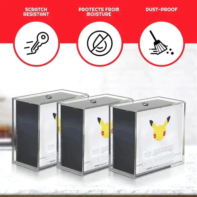 Evoretro Booster Boxes / Elite Trainer Boxes Ver. 2 akril protector védőtok csúszó fedéllel termékfotó