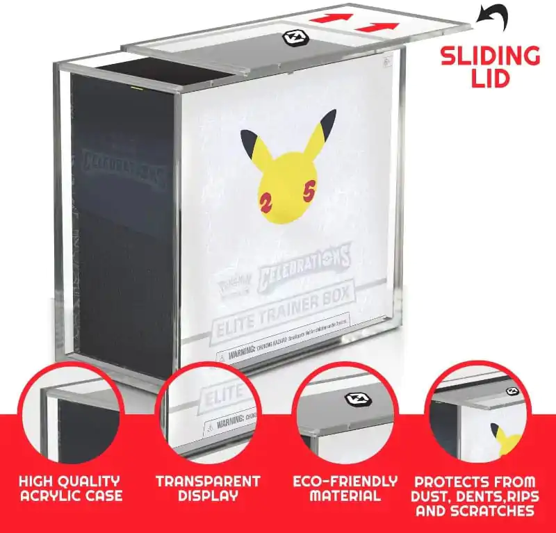 Evoretro Booster Boxes / Elite Trainer Boxes Ver. 2 akril protector védőtok csúszó fedéllel termékfotó