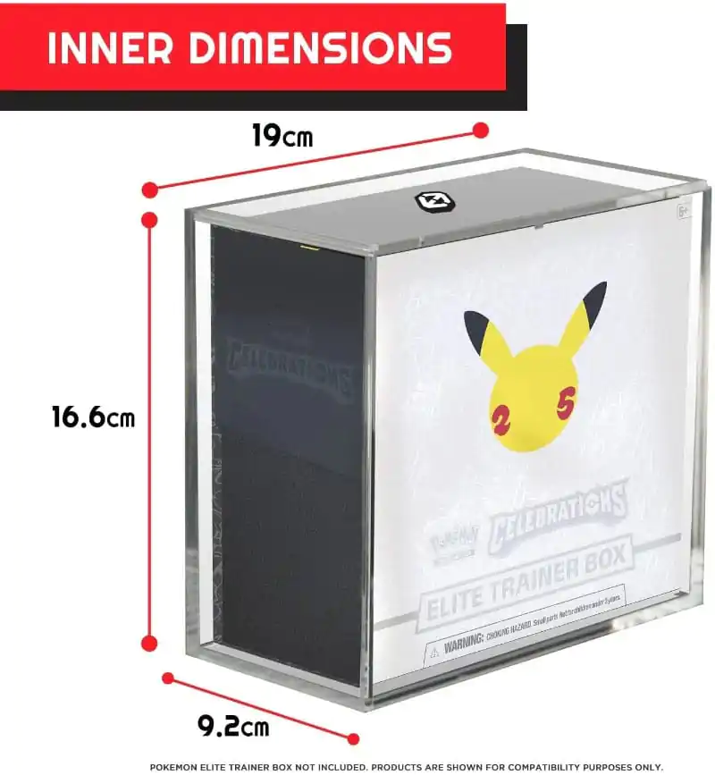 Evoretro Booster Boxes / Elite Trainer Boxes Ver. 2 akril protector védőtok csúszó fedéllel termékfotó