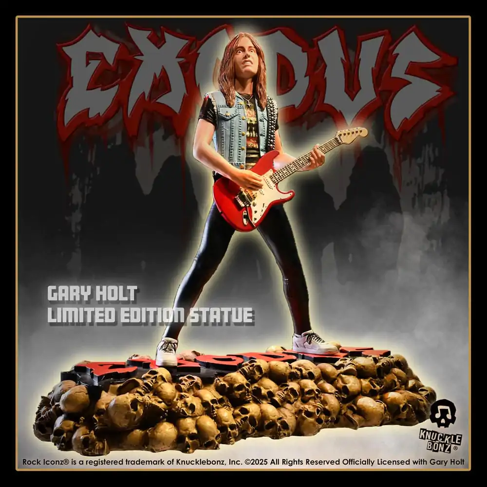 Exodus Rock Iconz 1/9 Gary Holt szobor figura 22 cm termékfotó