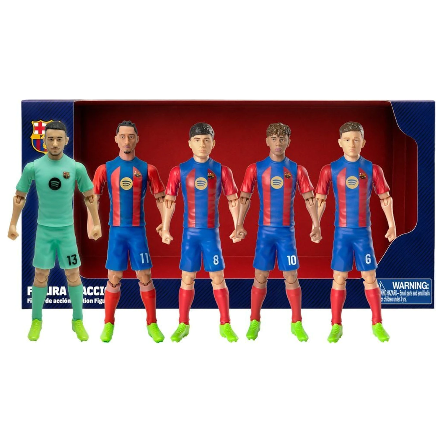 F.C. Barcelona 5 db-os figura csomag 10cm termékfotó