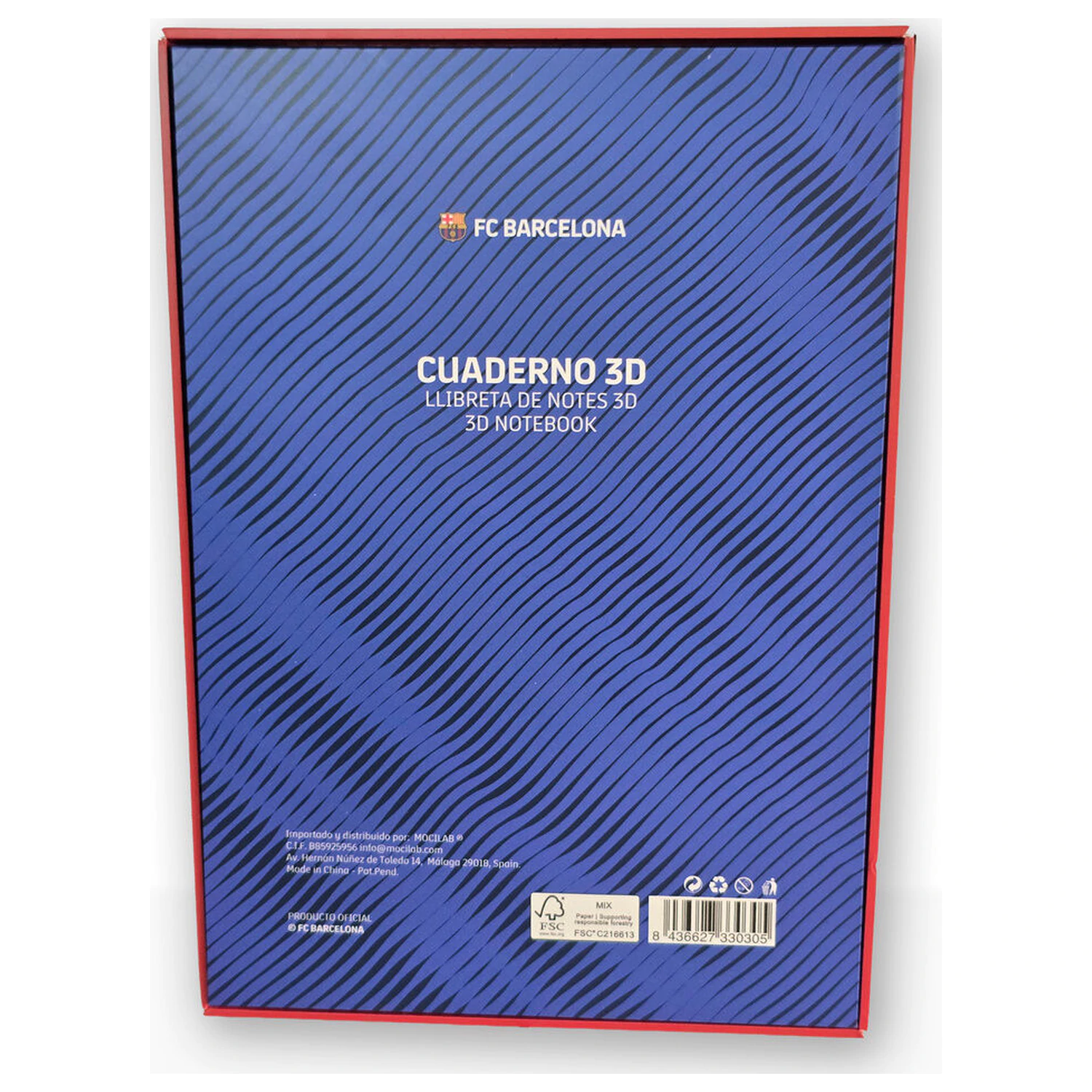 F.C. Barcelona A5 jegyzetfüzet termékfotó