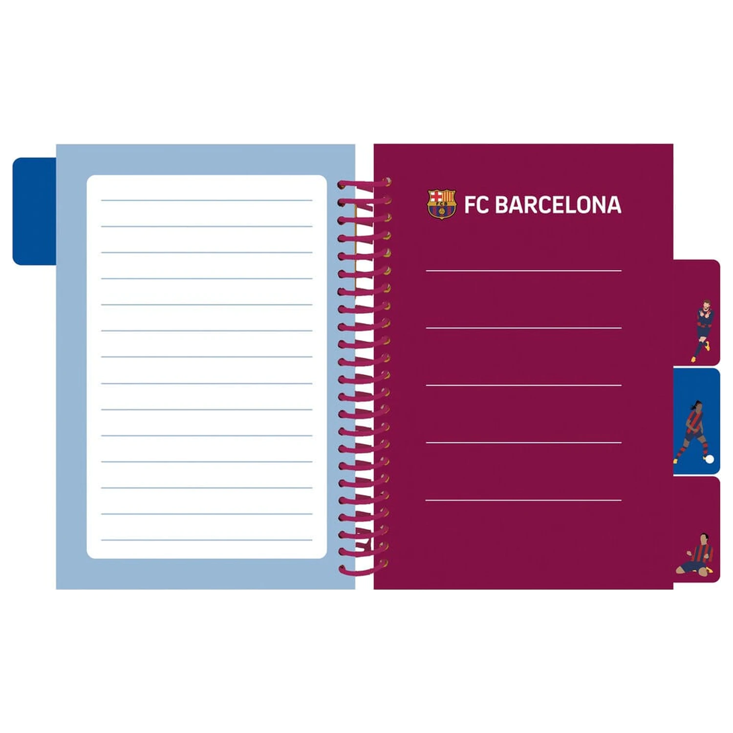 F.C. Barcelona A6 jegyzetfüzet termékfotó