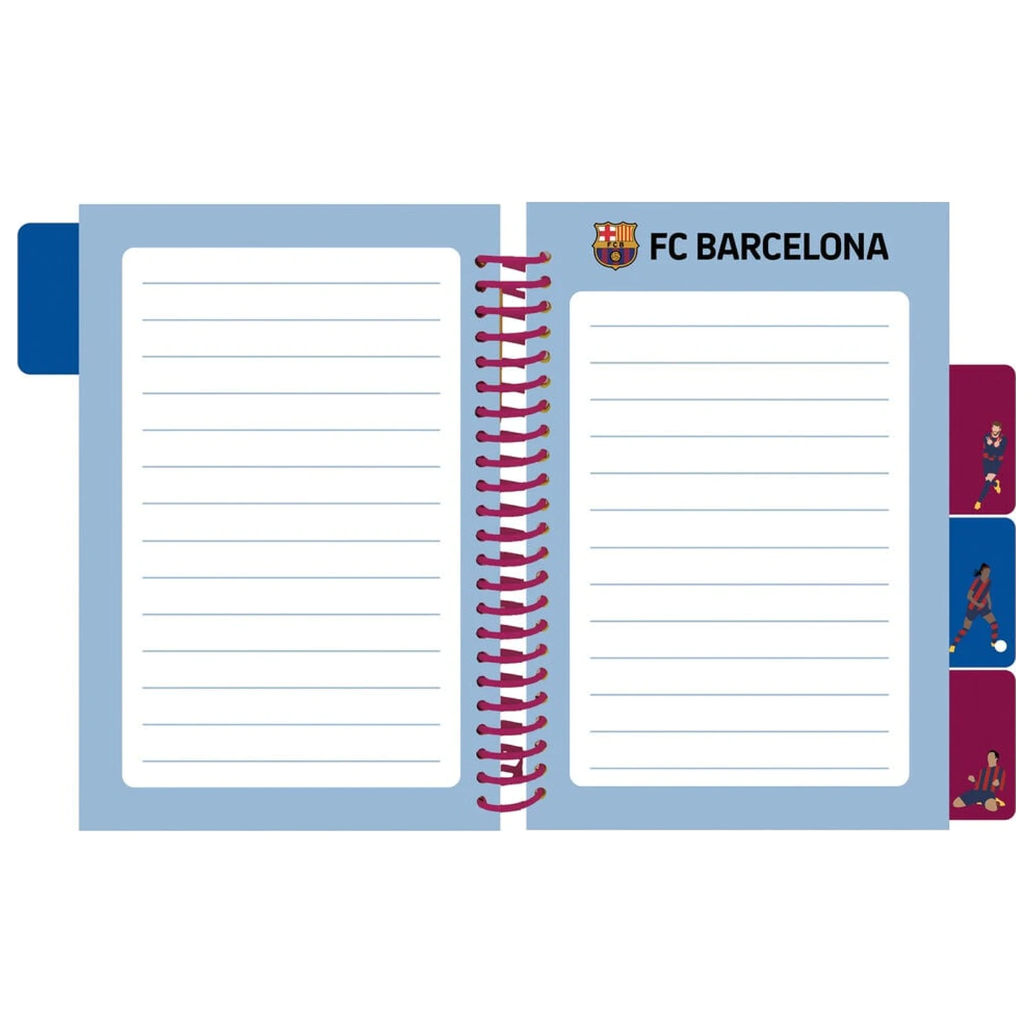 F.C. Barcelona A6 jegyzetfüzet termékfotó