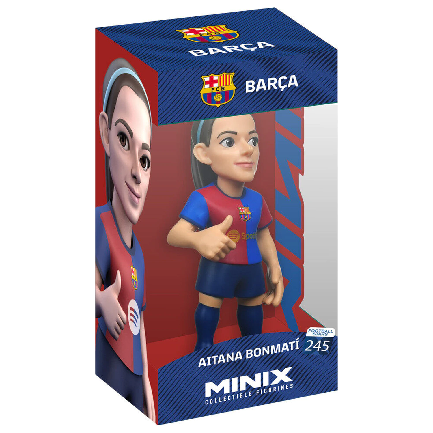 F.C. Barcelona Aitana Bonmati figura minix 12cm termékfotó