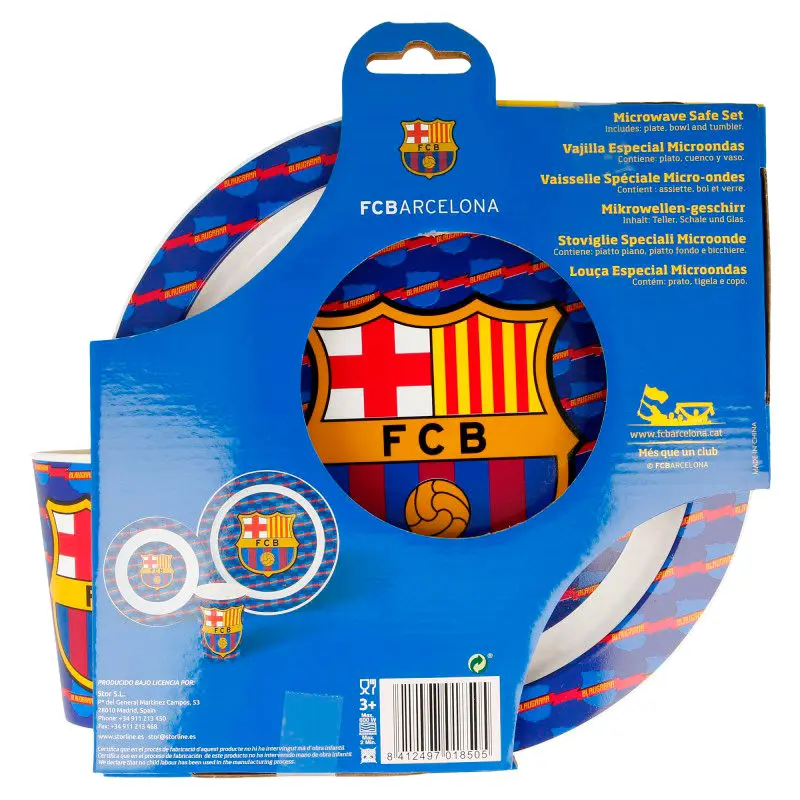 F.C Barcelona étkészlet termékfotó