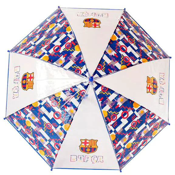F.C Barcelona manuális átlátszó esernyő 48cm termékfotó