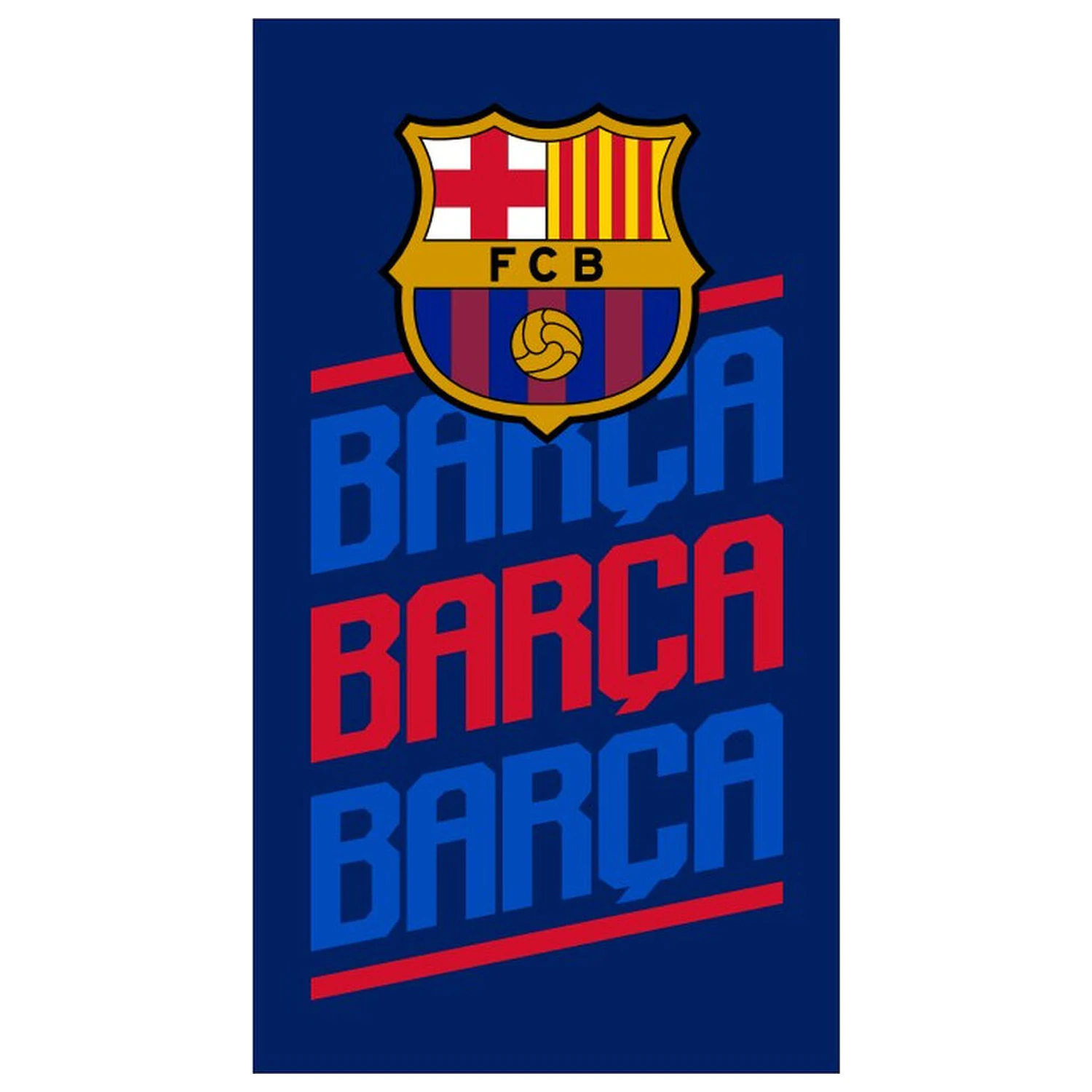 F.C Barcelona mikroszálas strandtörölköző termékfotó