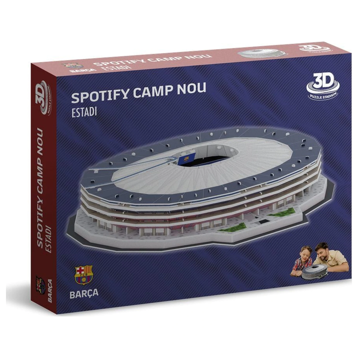 F.C. Barcelona New Spotify Camp Nou 3D Stadium puzzle termékfotó