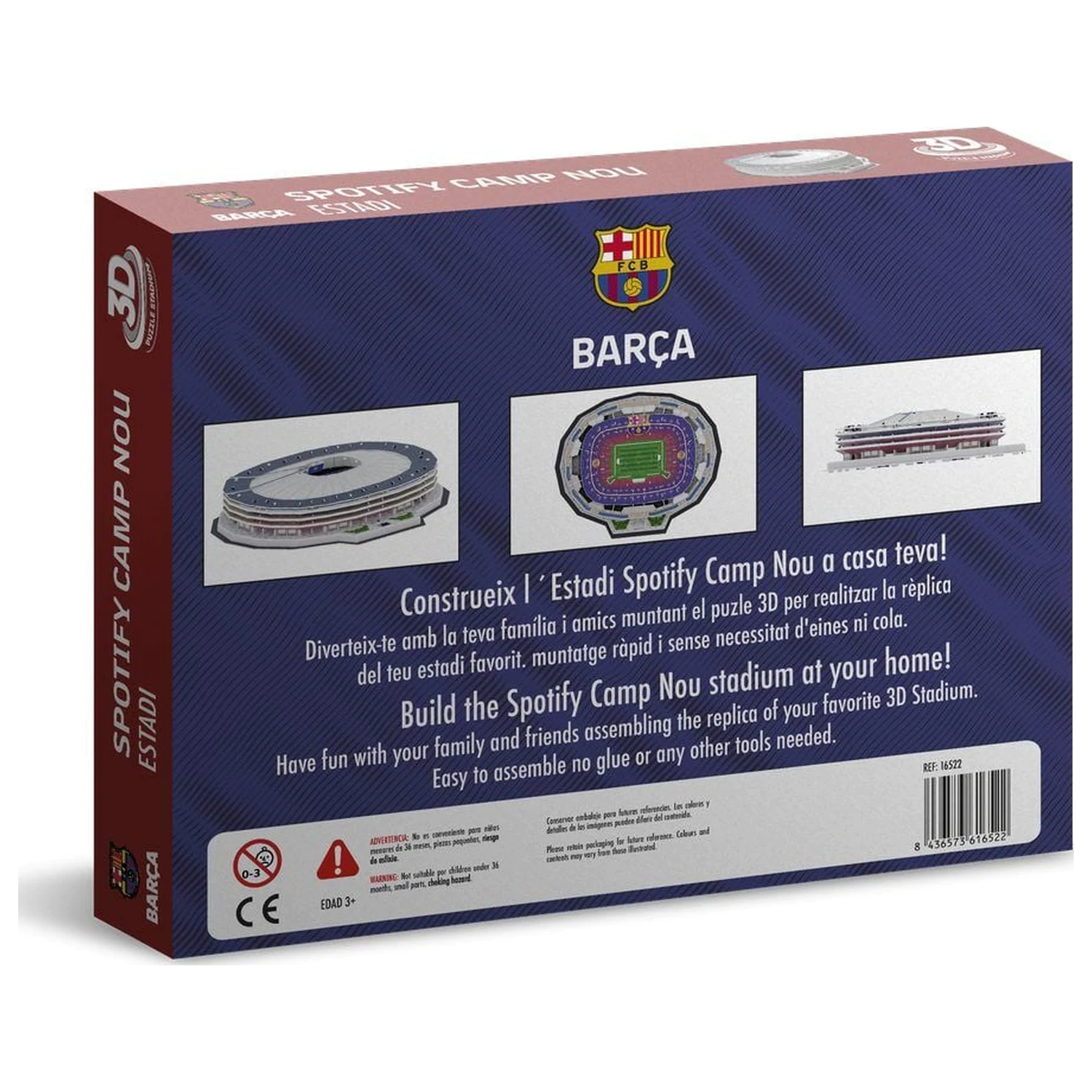 F.C. Barcelona New Spotify Camp Nou 3D Stadium puzzle termékfotó
