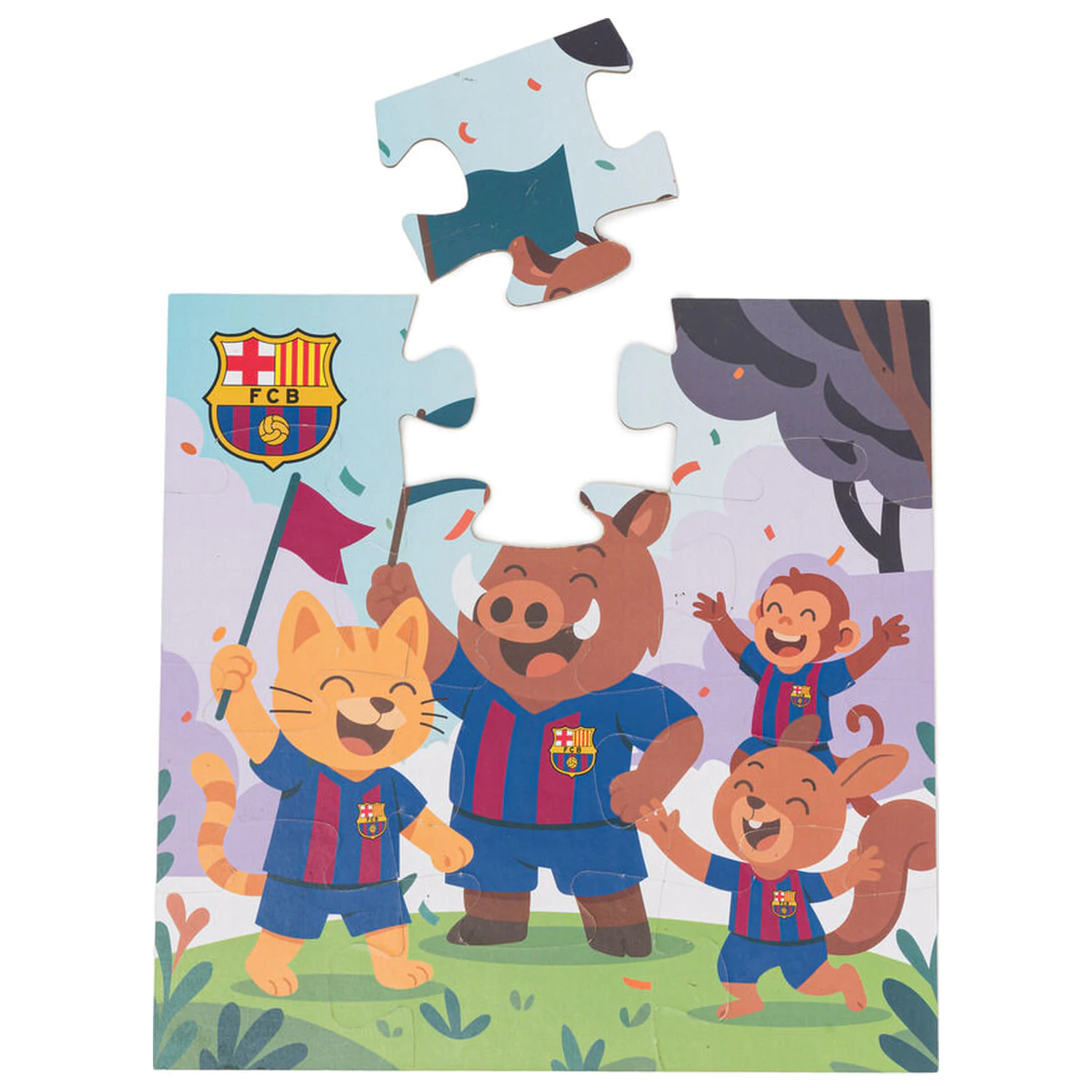 F.C. Barcelona puzzle 12db-os termékfotó