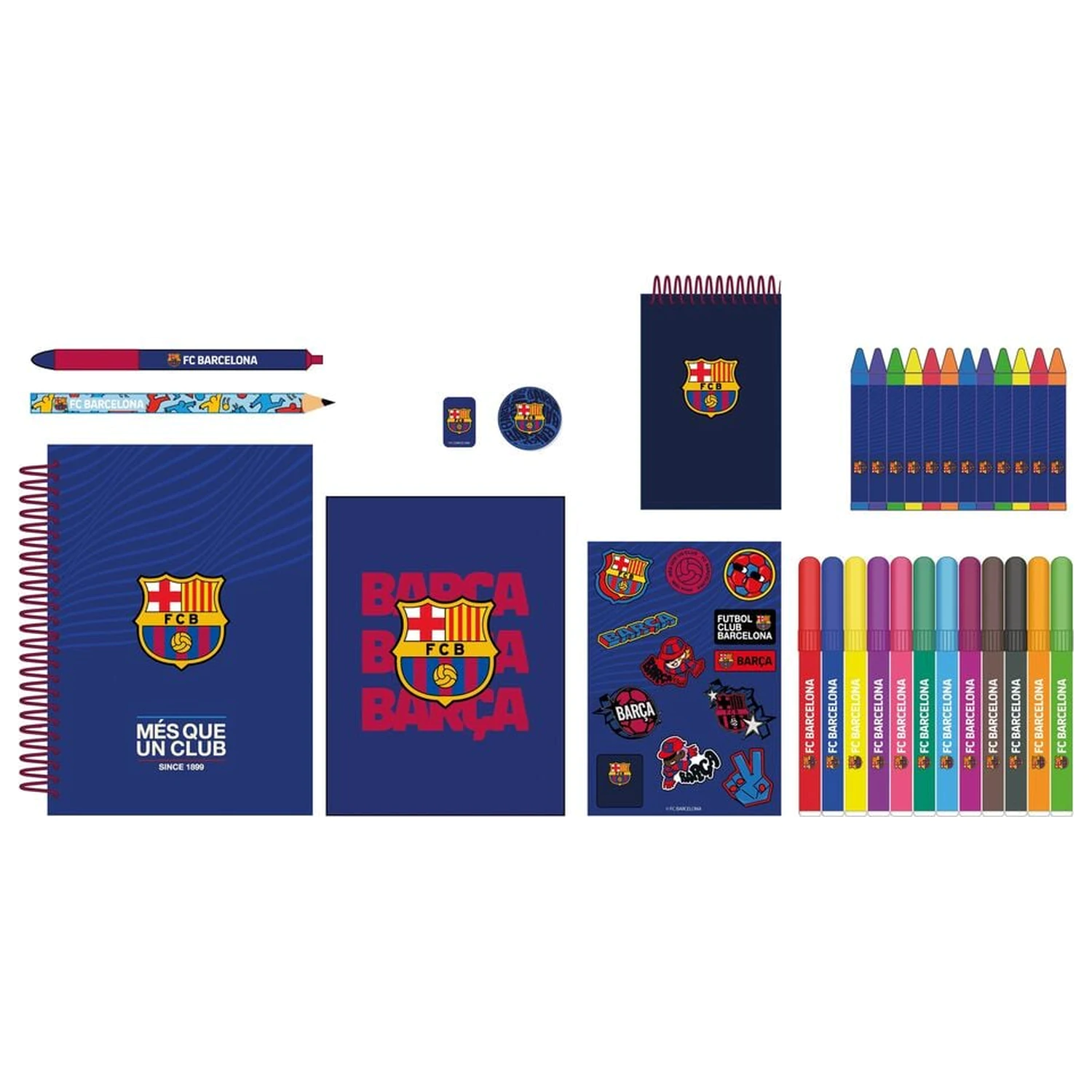F.C. Barcelona Stage színező csomag 43db-os termékfotó