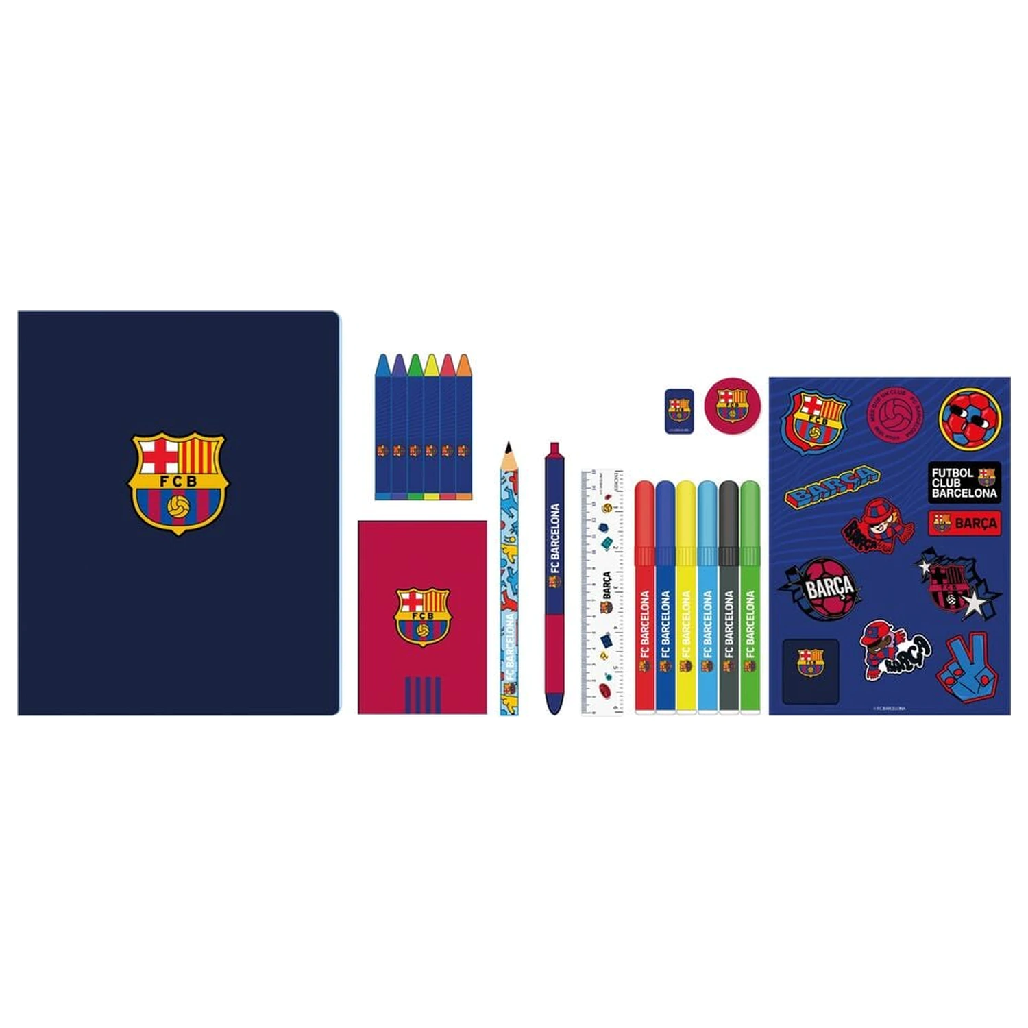 F.C. Barcelona színező csomag 31db-os termékfotó